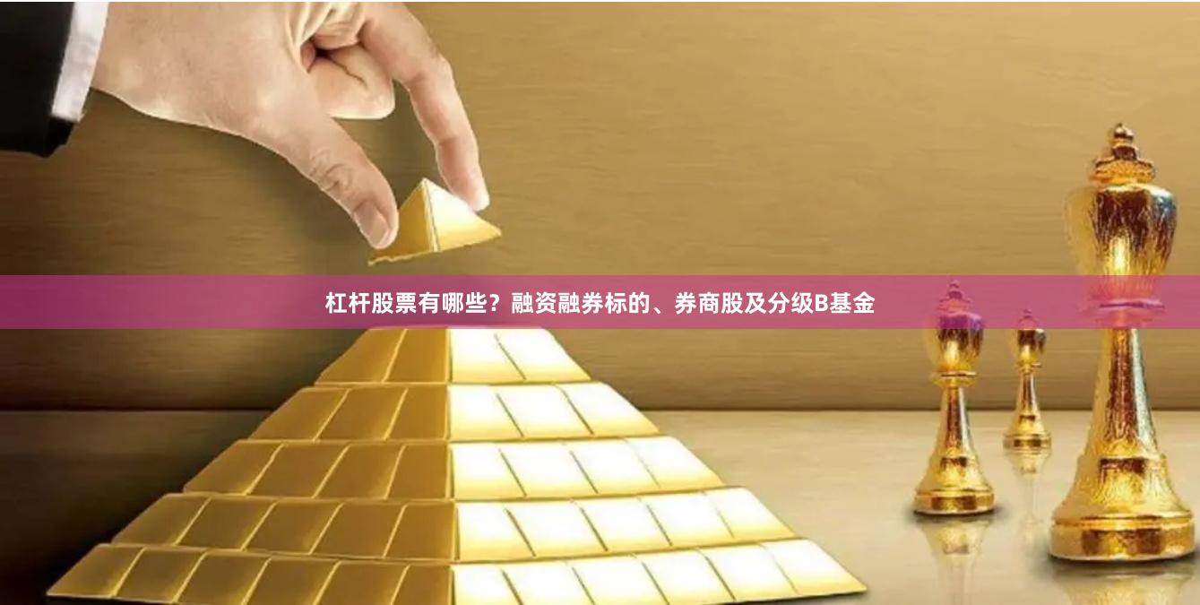 杠杆股票有哪些？融资融券标的、券商股及分级B基金